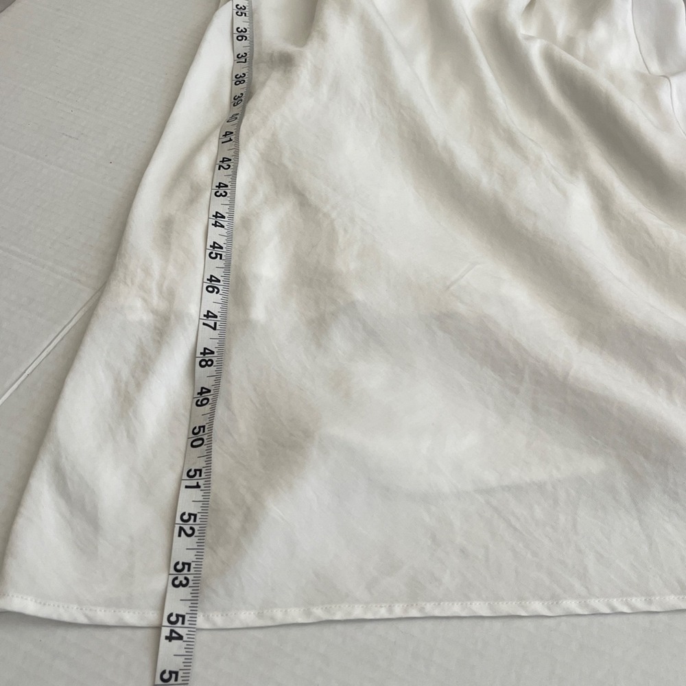 Princess Polly Babydoll Slip Maxi Dress 2 White Bias Cut Coquette Fairy Y2K Lace - Picture 5 of 12